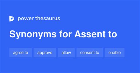 synonyms of assent