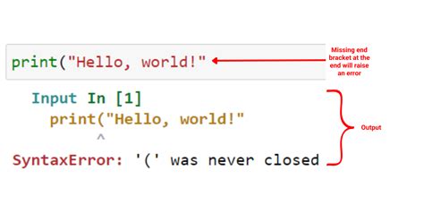 syntax error examples in python