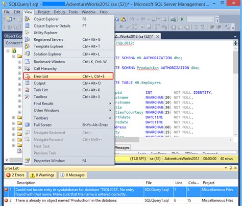 syntax error in sql statement alter table