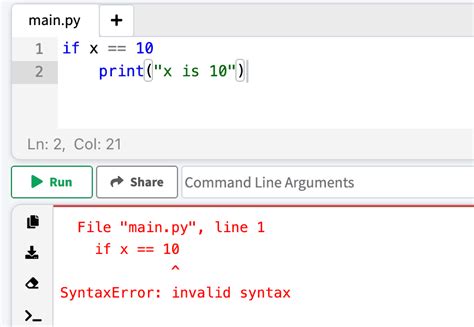 syntax error python