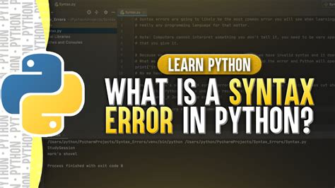 syntax error what was that mean in python