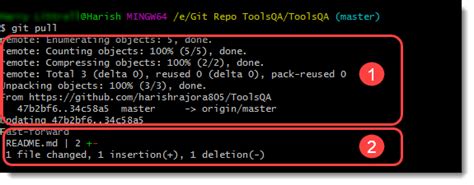 syntax for git pull command