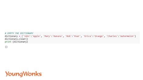 syntax of empty dictionary in python