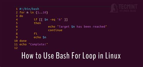 syntax of for loop in linux shell programming
