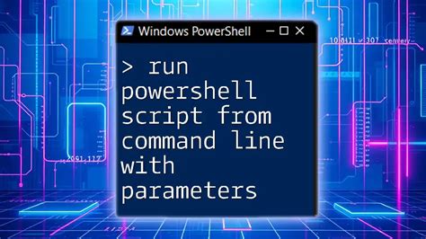 syntax to run powershell script