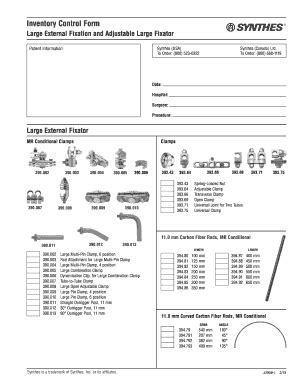 synthes large css+ inventory