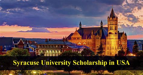 syracuse university merit scholarships