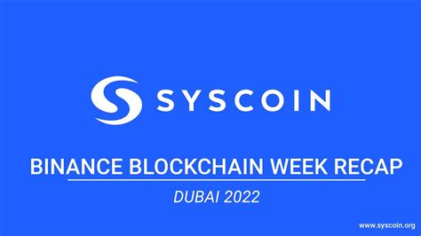 Syscoin on Binance: Exploring the Future of Layer-1 Scalability