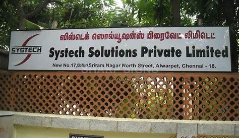 Systech Solutions Chennai Tamil Nadu Shafeeque Ahmed Network Engineer