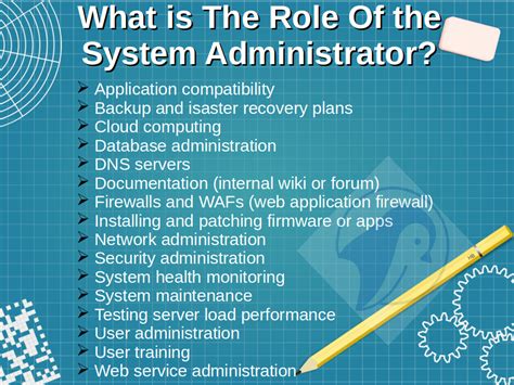 system administrator daily duties