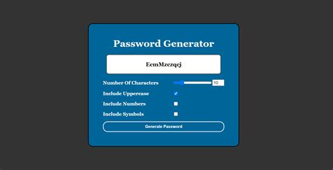system generated password