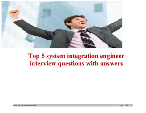 system integration interview questions