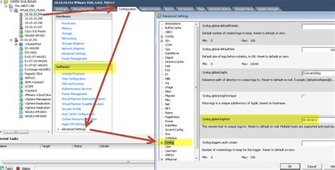 System Logging Is Not Configured On Host