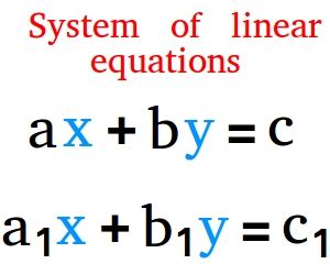 System Of Linear Equations In Examples