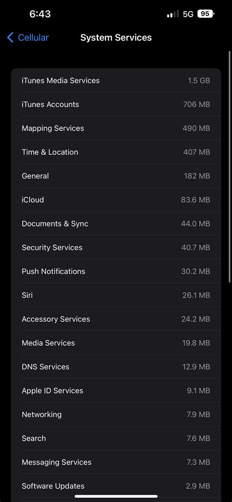 System Services Using A Lot Of Data