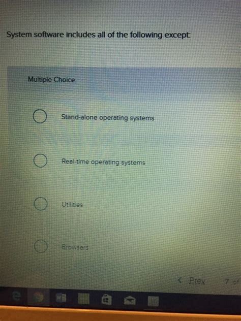 System Software Includes All Of The Following Except