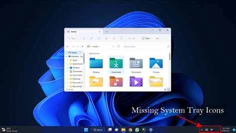System Tray Missing From Taskbar