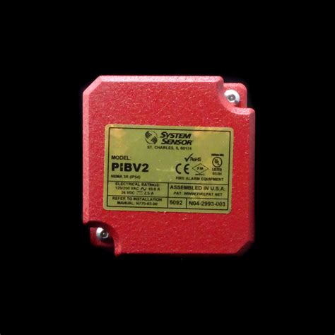 System Sensor PIBV2 Supervisory Tamper Switch For Butterfly and Post