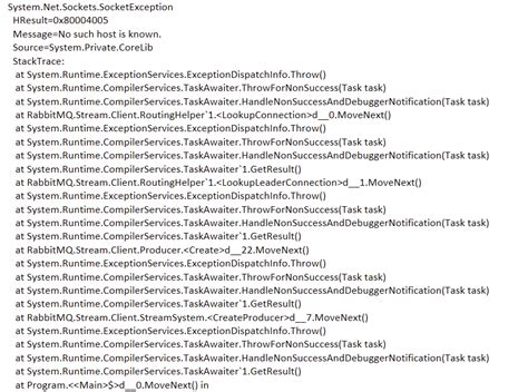 System.net.sockets.socketexception At System.runtime.exceptionservices.exceptiondispatchinfo.throw