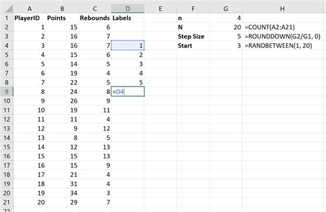 Systematic Sampling Using Excel