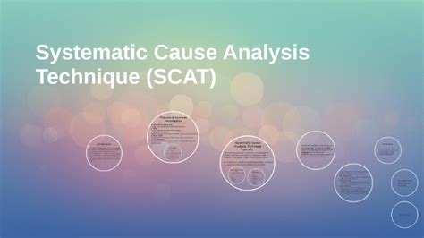 systematic.causal analysis technique
