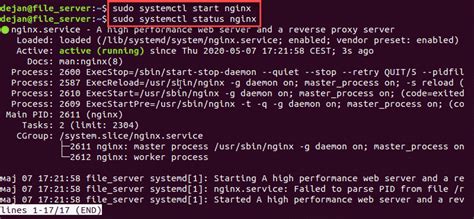 systemctl start nginx not working