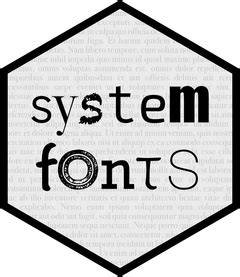 System Fonts