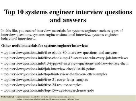 Systems Engineering Questions And Answers