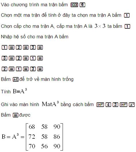 tính ma trận mũ -1