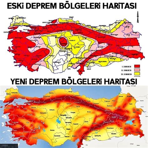 türkiye'nin deprem haritası 2023