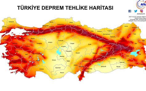 türkiye fay hatları haritası