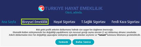 türkiye hayat emeklilik bes iptal