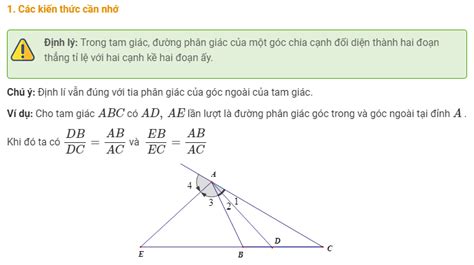 tỉ số đường phân giác