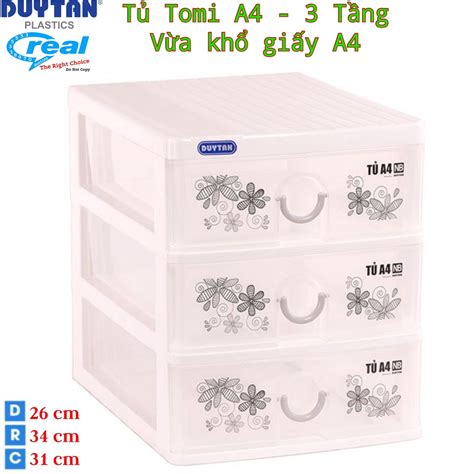 tủ nhựa duy tân 3 tầng