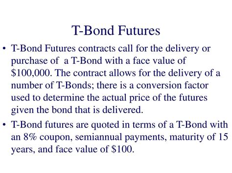 t bond futures