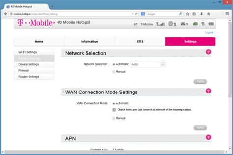 t mobile admin page