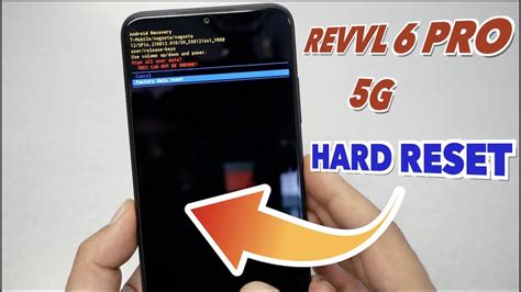 t mobile revvl 6 hard reset