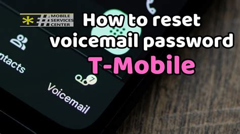 t mobile voicemail password reset short code