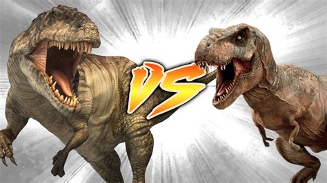 t rex vs giganotosaurus