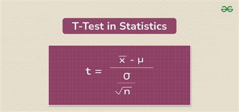 T Test In Statistics Examples