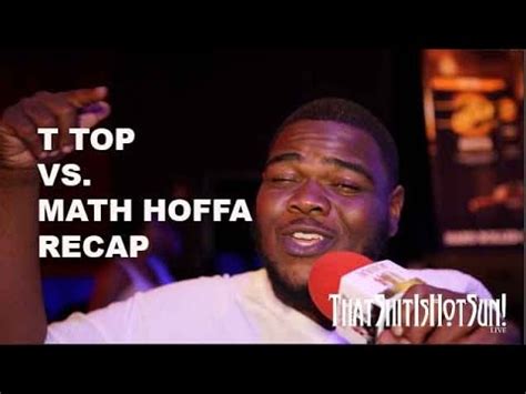 T Top Vs Math Hoffa