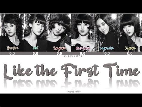 t-ara like the first time lyrics