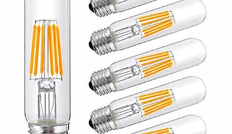 T10 Led Filament Bulb Kohree 3 Packs Edison Lamp, 6w 110v