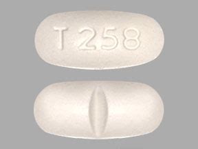 t258 white pill