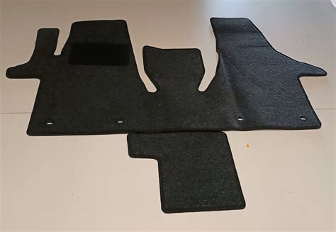 T5 / T6 Teppich Fußmatten vorn schwarz / schwarz Busschmiede.de, 92