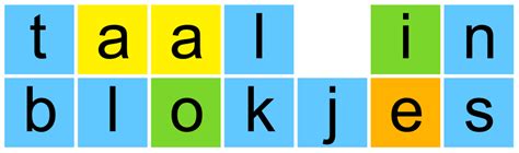 taal in blokjes reader