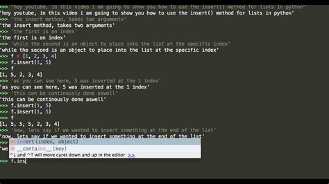 Tab Insert Python
