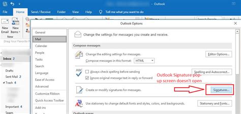 Tab Key Not Working In Outlook