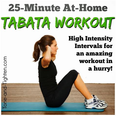 tabata workout at home