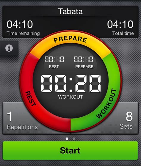 tabata workout timer